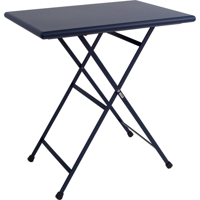 Photo of Arc En Ciel Folding Table 70 cm, Dark Blue - Garden Table - Blue - Metal