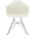 Eames Plastic Armchair Dar - 11 Pebble - Chrome Base - Matstolar - Charles & Ray Eames - Vit - Metall/plast