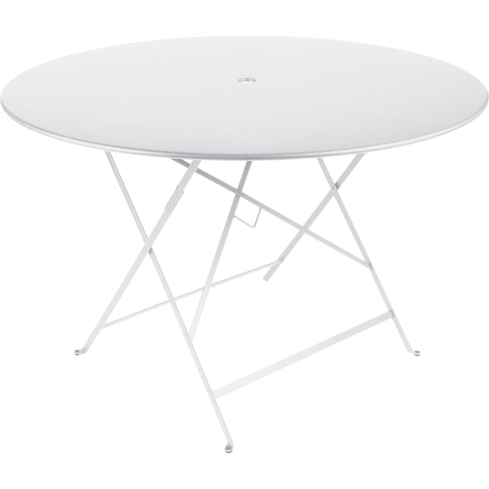 Photo of Bistro Table Ø 117 Cm, Cotton White - Matbord Utomhus - Vit - Metall