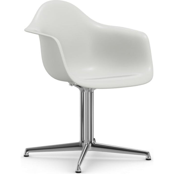 Eames Plastic Armchair Dal - 03 Poppy Red - Aluminium Polished - Matstolar - Charles & Ray Eames - Röd - Metall/plast