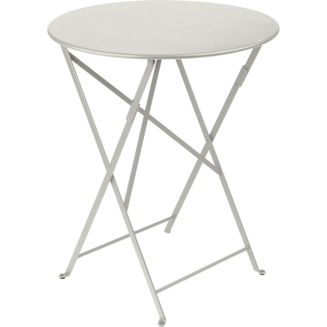 Photo of Bistro Table Ø 60 cm - Clay Grey - Small Table & Side Table Outdoor - Green, Grey - Metal