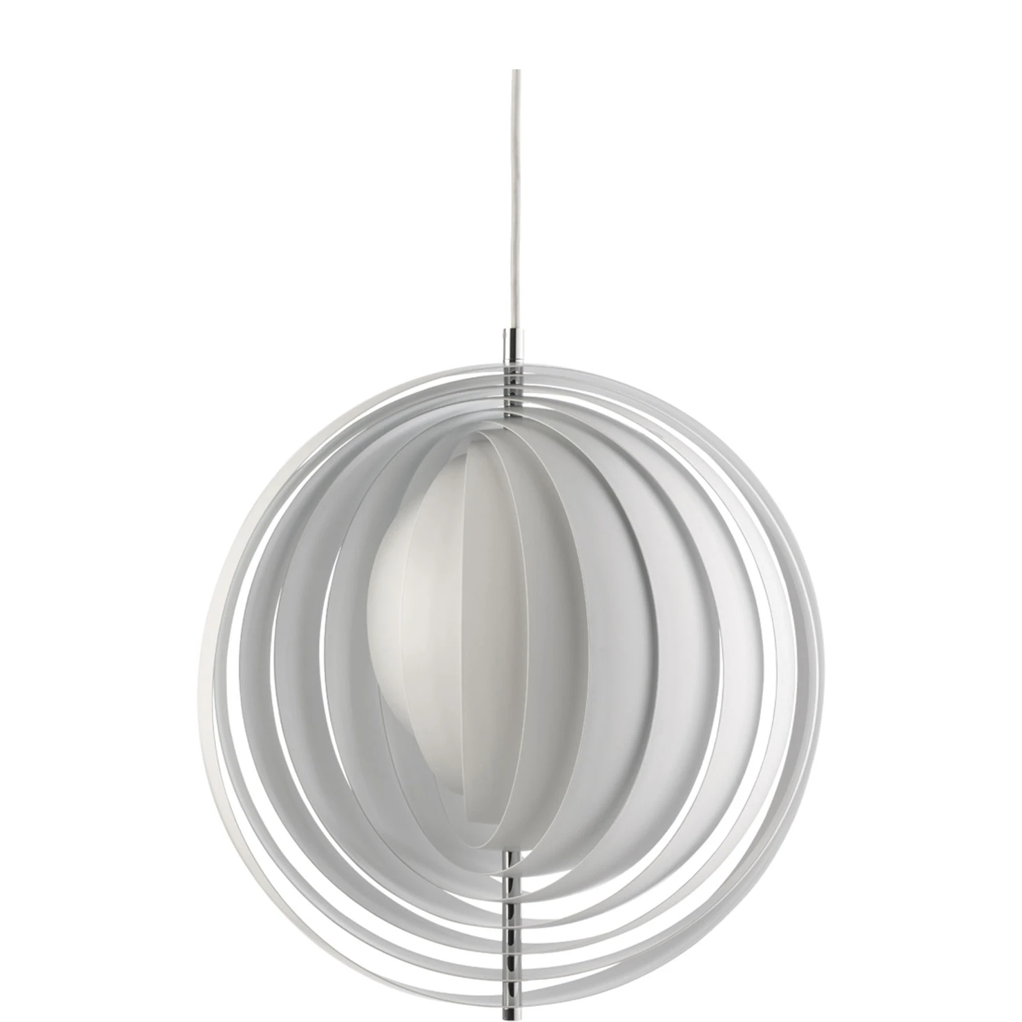 Moon Pendant Ø445 - Pendellampor - Verner Panton - Vit