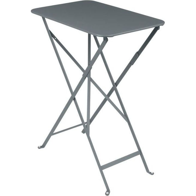 Photo of Bistro Table 37x57 cm Storm Grey 26 - Outdoor dining table - Grey - Metal