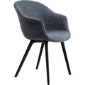 Thumbnail photo of Bat Dining Chair, Fully Upholstered, Plastic Base