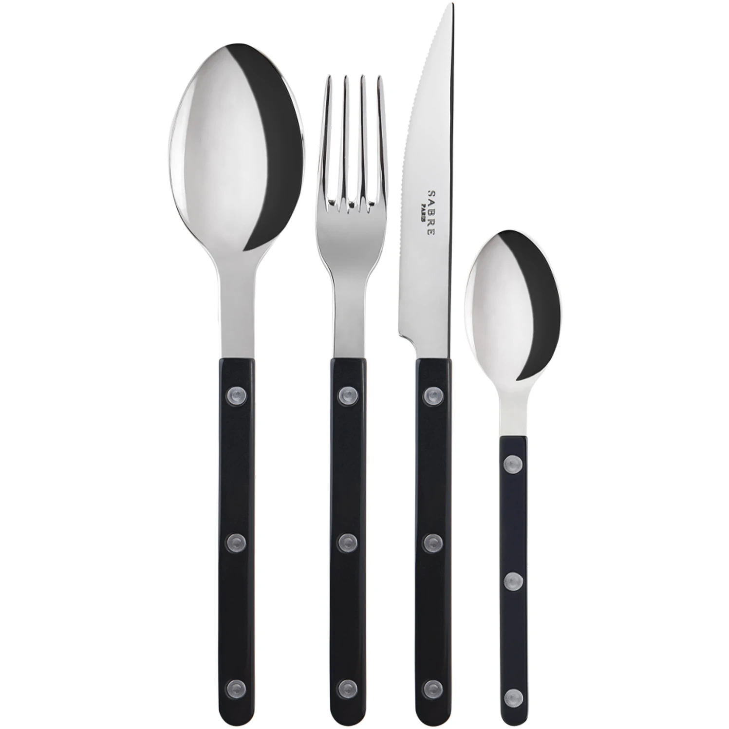 Bistrot Shiny Solid - 4 Pieces Cutlery Set