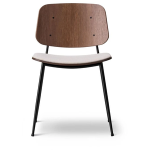 Photo of Søborg 3061 Metal Base Chair - Upholstered Seat