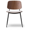 Søborg 3061 Metal Base Chair - Upholstered Seat