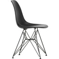 Eames Plastic Chair Dsr - 12 Deep Black - Basic Dark Base - Matstolar - Charles & Ray Eames - Svart - Metall/plast