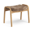 Lamino Foot Stool Oiled Oak/sheep Skin