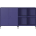 Pair Classic Sideboard - Matt Chrome Legs