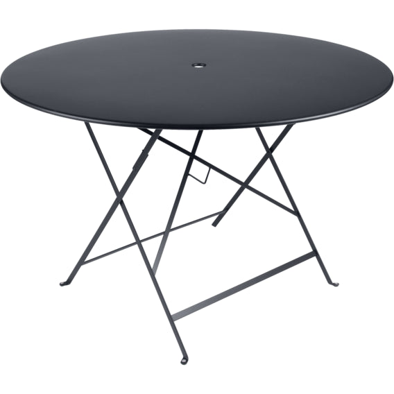 Photo of Bistro Table Ø 117 cm, Anthracite - Outdoor dining table - Grey - Metal