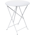Bistro Table Ø 60 Cm - Cotton White - Småbord & Sidobord Utomhus - Vit - Metall