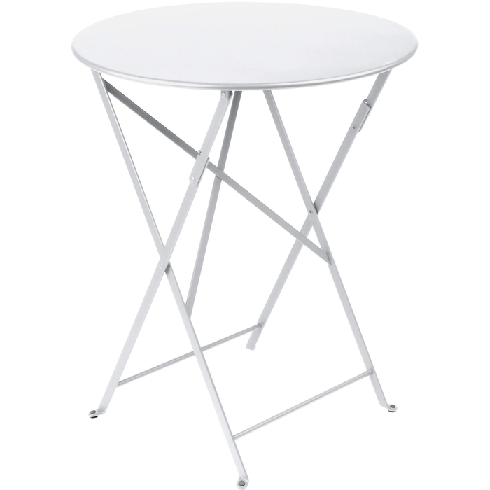 Bistro Table Ø 60 Cm - Cotton White - Småbord & Sidobord Utomhus - Vit - Metall