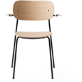 Thumbnail photo of Co Chair Armrest Black Steel Base,natural Oak Seat - Matstolar - Norm Architects - Träfärgad - Metall/trä