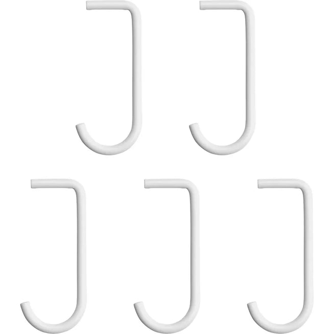 Photo of String J-hook 5-pack White - Shelving - Nils Strinning - White - Metal