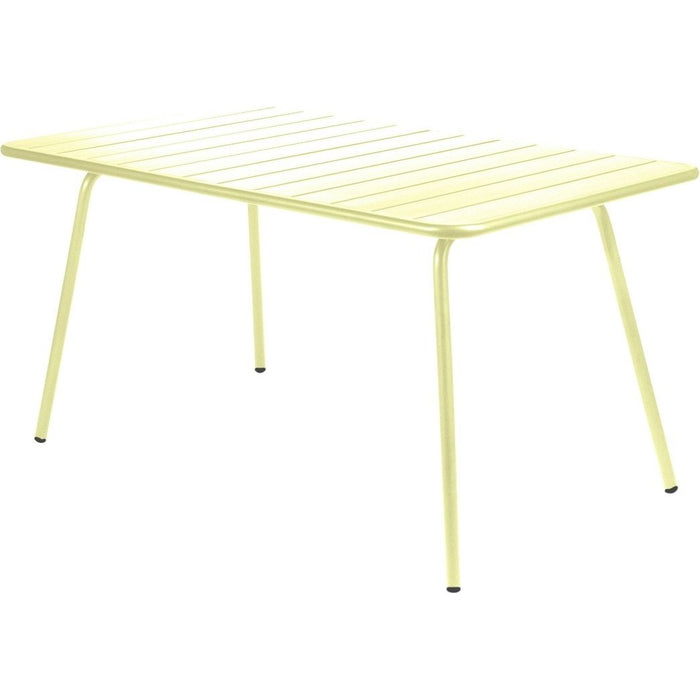 Photo of Luxembourg Table 207x100 Cm Frosted Lemon A6 - Outdoor Dining Table - Yellow - Metal