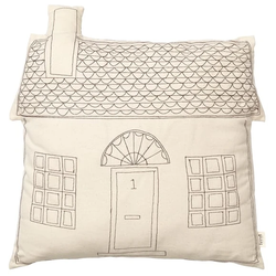 Photo of Abode Cushion - Pude - Abode Cushion - Cottage House - W45 X D10 X H45 Cm