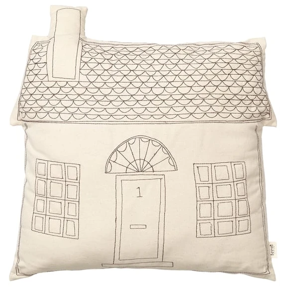 Abode Cushion - Pude - Abode Cushion - Cottage House - W45 X D10 X H45 Cm