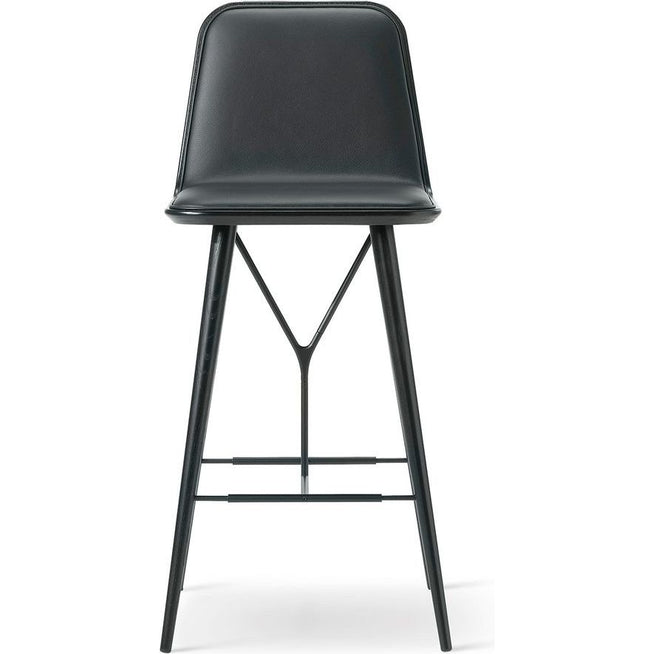Photo of Spine Wood Base Bar Stool H69 cm