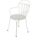 Thumbnail photo of Louvre Armchair Clay Grey A5 - Outdoor Dining Chairs - Green,Grey - Metal