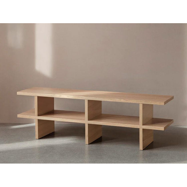Photo of Kona Bench - Bænk - Dark Stained - W138 X D34 X H42 Cm