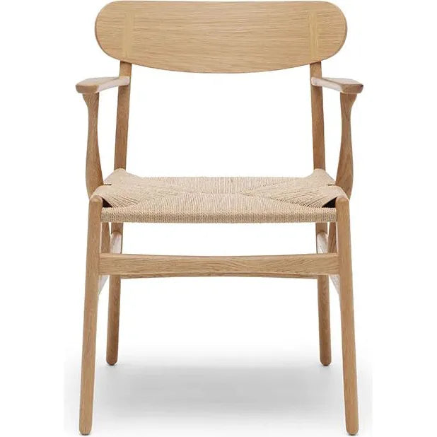 Photo of Ch26 dining chair by Hans J. Wegner (black, oak