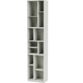Thumbnail photo of Loom Slim Bookcase - Plinth H3 Cm - Nordic - Grey - Mdf