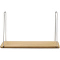 Thumbnail photo of B145 Shelf W/brackets 20x45 Cm Oak