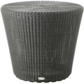 Thumbnail photo of Kingston Footstool/side table - Graphite - H38 X D46 Cm