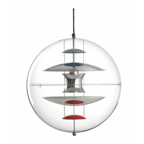 Photo of Vp Globe Pendant Ø50  - Pendellampor - Verner Panton - Vit