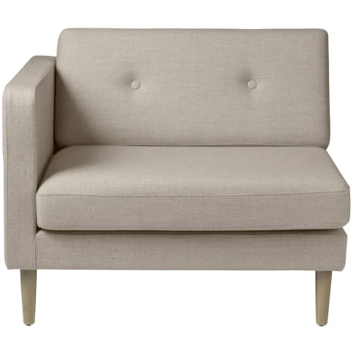 Photo of Unit10 Sofamodul - Firhøj - Venstremodul - Beige/natural