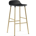 Form Bar Stool 75 Cm Brass