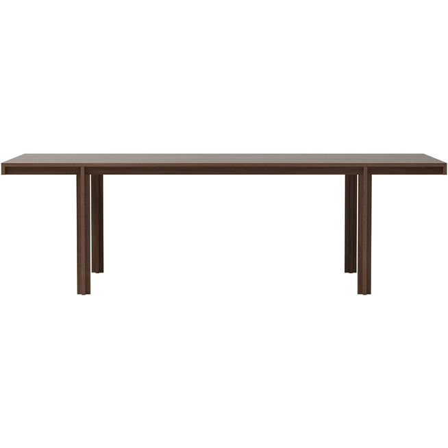 Photo of Principal Dining Table 100 x 240 cm, Solid Walnut - Dining Table - Bodil Kjær - Wood-coloured - Wood
