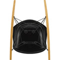 Thumbnail photo of Eames Plastic Armchair RAR - 12 Deep Black - Basic Dark Base - Golden Maple - Dining Chairs - Metal/Wood/Plastic