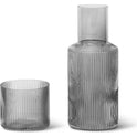 Ripple Carafe Set - H18 X Ø7,5 Cm
