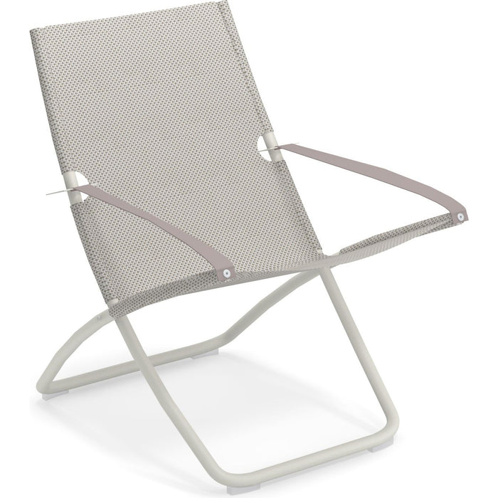 Snooze Deck Chair White 300/42 - Sun loungers & sun loungers - Metal