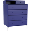 Thumbnail photo of Keep Chest Of Drawers - Monarch / Matt Chrome Legs - Dressers - Peter J. Lassen - Blue - Wood