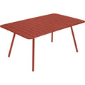 Thumbnail photo of Luxembourg Table 165 x 100 cm - Red Ochre - Outdoor Dining Table - Metal