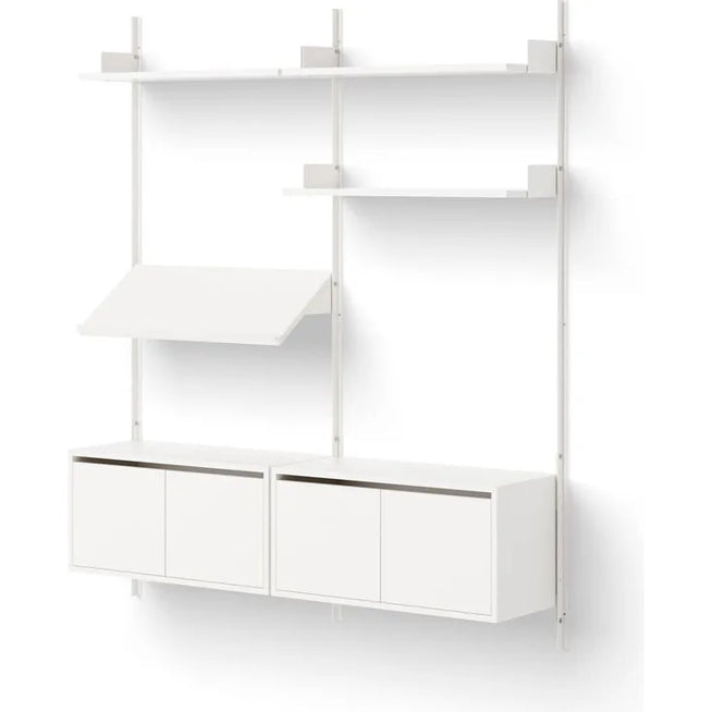Photo of New Works Living Shelf Cabinets Low W. Doors - Reolsystem