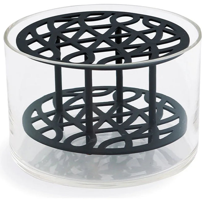 Photo of Meadow Vase - Black, Small - Pots & Vases - Eva Schildt - Transparent, Black