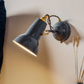 Thumbnail photo of Original 1227 Brass Wall Lamp Elephant Grey - Sänglampor - George Carwardine - Grå