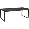 Bellevie Table 196 X 90 Cm Liquorice - Matbord Utomhus - Pagnon & Pelhaître - Svart - Metall