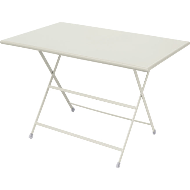 Photo of Arc En Ciel Folding Table 110 cm, matt white - Garden table - white - metal