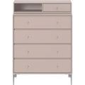 Thumbnail photo of Keep Chest Of Drawers - Mushroom / Matt Chrome Legs - Byråer - Peter J. Lassen - Beige - Trä