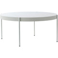 Thumbnail photo of Serie 430 Table Ø160, White, Fenix Laminate Top, Powder Coated Metal Legs - Matbord - Verner Panton - Vit - Mdf/laminat/metall