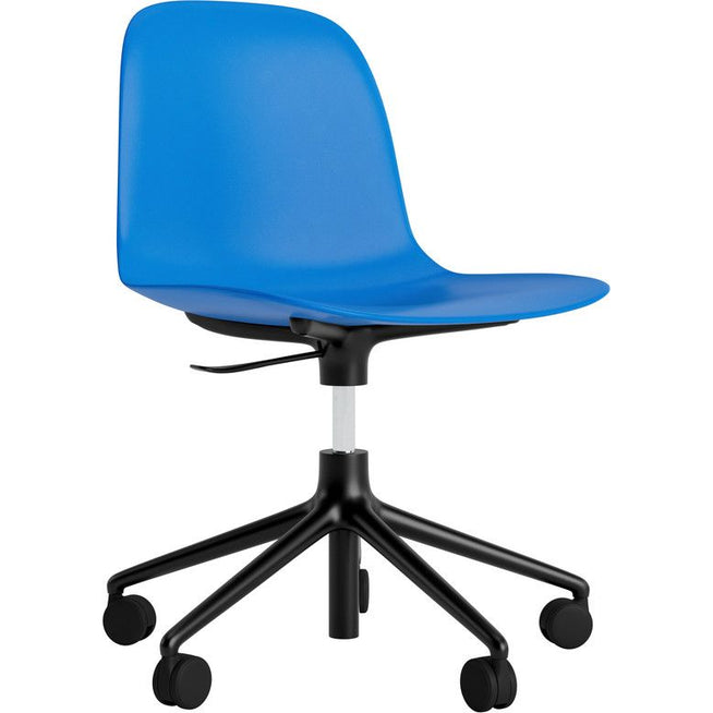 Photo of Form Chair Swivel 5W Gas lift - Black Aluminum