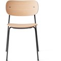 Thumbnail photo of Co Chair Black Steel Base, Natural Oak Seat  Back - Matstolar - Norm Architects - Träfärgad - Metall/trä