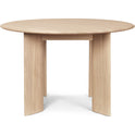 Bevel Table - Round - Spisebord - Bevel Table - Round Ø117 - White Oiled