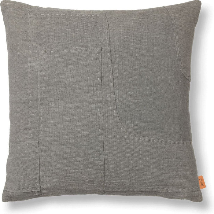 Photo of Darn Cushion - Pude - Darn Cushion - Blue Grey - W50 X D1 X H50 Cm