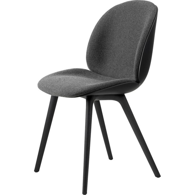 Photo of Beetle Dining Chair, Front Upholstered, Plastic Base
